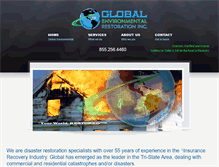 Tablet Screenshot of globalrestorationinc.com